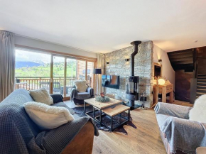 Demi-chalet de luxe avec piscine et vue Mont Blanc - FR-1-560-71